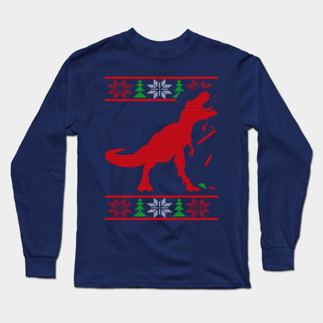 Jurassic Sweater Long Sleeve T-Shirt by maxheron